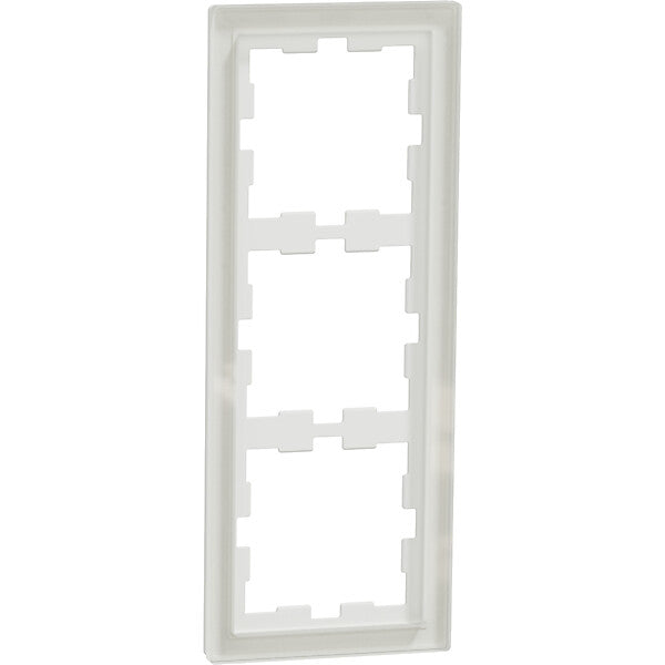 Merten Rahmen 3f.kristallws D-Life Glas MEG4030-6520